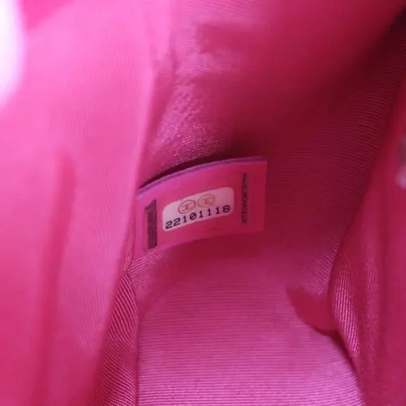 CHANEL Mini Pink Quilted Lambskin Mademoiselle Chic Mini Flap Bag Gold CC Logo - Picture 10 of 11